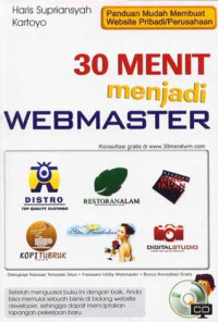 Image of 30 Menit Menjadi Webmaster
